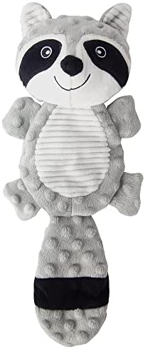 Adorable Squeaky Raccoon Plush Toy for Dogs: Durable and Fun for Indoor and Outdoor Play